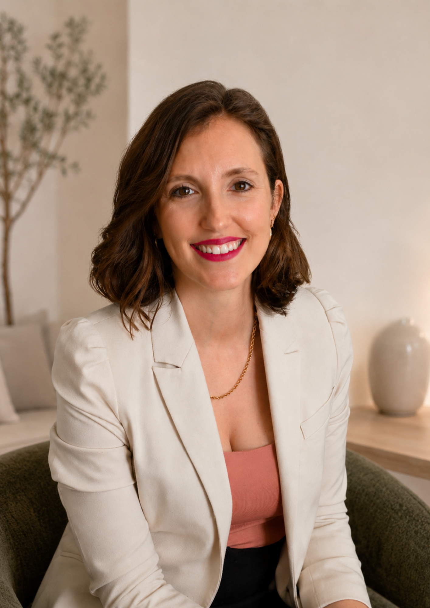 Mónica, psicóloga de Olea Salud en Alcalá de Henares